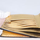 FENDI Peek A Boo Wallet Leather Pink Auth 105912V-24