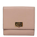 FENDI Peek A Boo Wallet Leather Pink Auth 105912V-13
