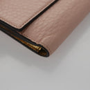 FENDI Peek A Boo Wallet Leather Pink Auth 105912V-7