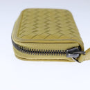 BOTTEGA VENETA INTRECCIATO Coin Purse Leather Yellow Auth 105913-3