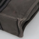 HERMES Fourre Tout PM Tote Bag Canvas Gray Auth 105922-15