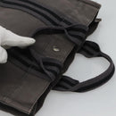 HERMES Fourre Tout PM Tote Bag Canvas Gray Auth 105922-6