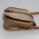 CELINE Macadam Canvas Shoulder Bag Beige Auth 105935-4