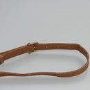 CELINE Macadam Canvas Shoulder Bag Beige Auth 105935-8