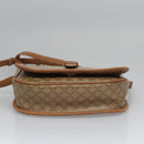 CELINE Macadam Canvas Shoulder Bag Beige Auth 105935-9