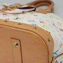 LOUIS VUITTON Monogram Multicolor Alma GM Hand Bag White M40441 LV Auth 105944V-14