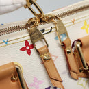 LOUIS VUITTON Monogram Multicolor Alma GM Hand Bag White M40441 LV Auth 105944AV-19