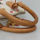 LOUIS VUITTON Monogram Multicolor Alma GM Hand Bag White M40441 LV Auth 105944AV-7