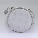 LOUIS VUITTON Monogram White Chalk Nanobag Shoulder Bag Gray M44631 Auth 105949A-5