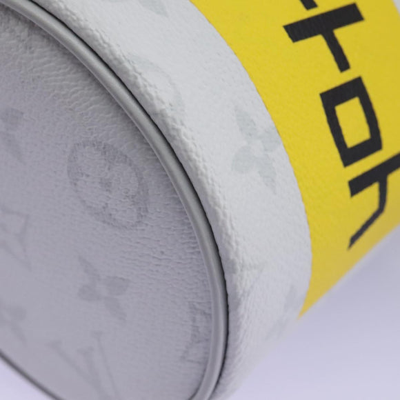 LOUIS VUITTON Monogram White Chalk Nanobag Shoulder Bag Gray M44631 Auth 105949A