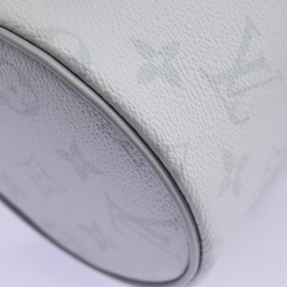 LOUIS VUITTON Monogram White Chalk Nanobag Shoulder Bag Gray M44631 Auth 105949A