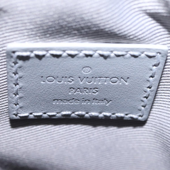 LOUIS VUITTON Monogram White Chalk Nanobag Shoulder Bag Gray M44631 Auth 105949SAM