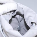 LOUIS VUITTON Monogram White Chalk Nanobag Shoulder Bag Gray M44631 Auth 105949A-23