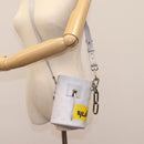 LOUIS VUITTON Monogram White Chalk Nanobag Shoulder Bag Gray M44631 Auth 105949A-24