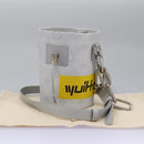 LOUIS VUITTON Monogram White Chalk Nanobag Shoulder Bag Gray M44631 Auth 105949SAM-12