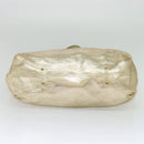 TIFFANY&Co. Reversible Tote Bag Leather Suede Gold Tone Auth 105966-5