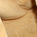 TIFFANY&Co. Reversible Tote Bag Leather Suede Gold Tone Auth 105966-12