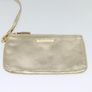 TIFFANY&Co. Reversible Tote Bag Leather Suede Gold Tone Auth 105966-20