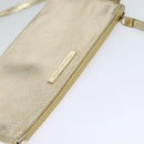 TIFFANY&Co. Reversible Tote Bag Leather Suede Gold Tone Auth 105966-22