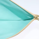 TIFFANY&Co. Reversible Tote Bag Leather Suede Gold Tone Auth 105966-26