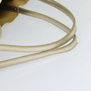 TIFFANY&Co. Reversible Tote Bag Leather Suede Gold Tone Auth 105966-7