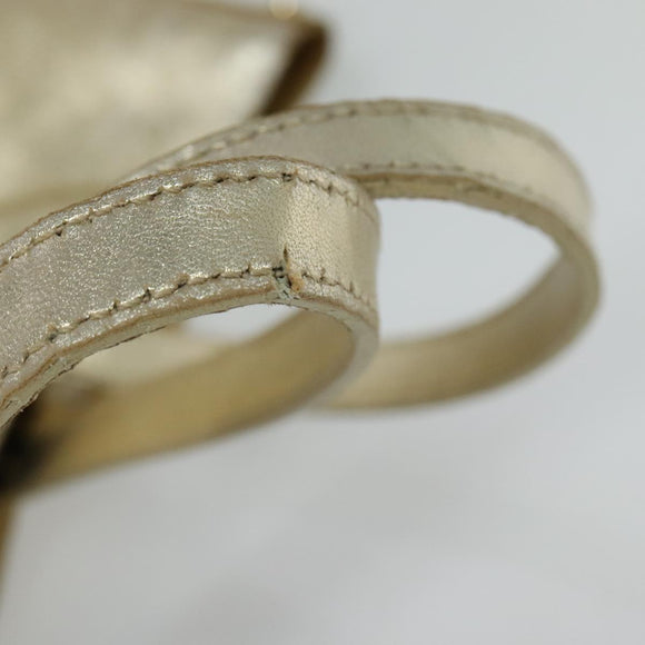 TIFFANY&Co. Reversible Tote Bag Leather Suede Gold Tone Auth 105966