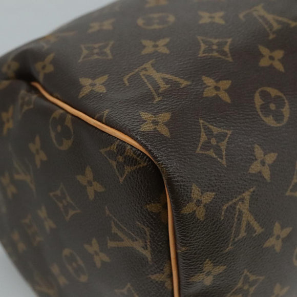LOUIS VUITTON Monogram V Line Speedy 30 Hand Bag M41533 LV Auth 105968A