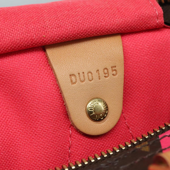 LOUIS VUITTON Monogram V Line Speedy 30 Hand Bag M41533 LV Auth 105968A