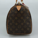 LOUIS VUITTON Monogram V Line Speedy 30 Hand Bag M41533 LV Auth 105968A-4