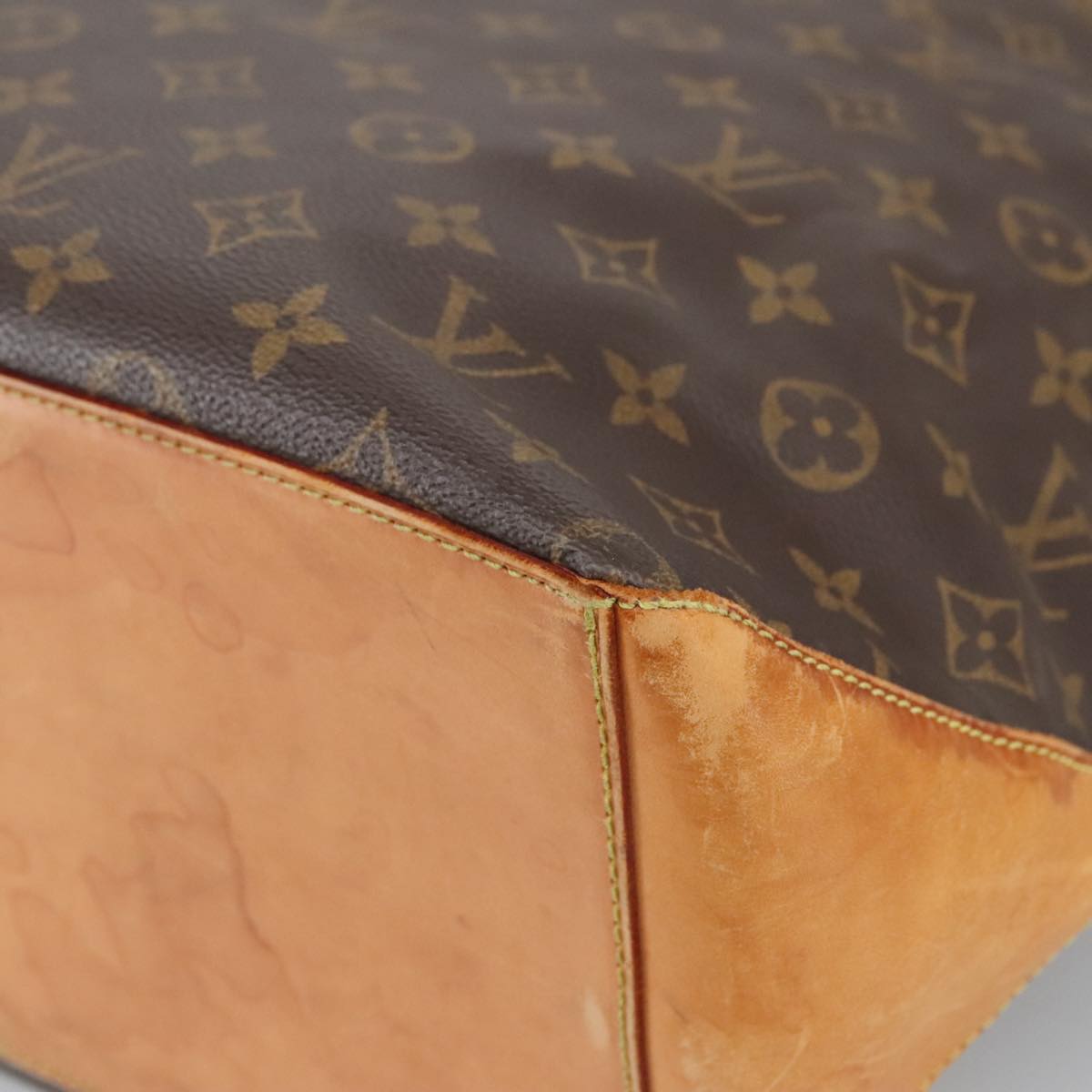 LOUIS VUITTON Monogram Cabas Mezzo Tote Bag M51151 LV Auth 105992