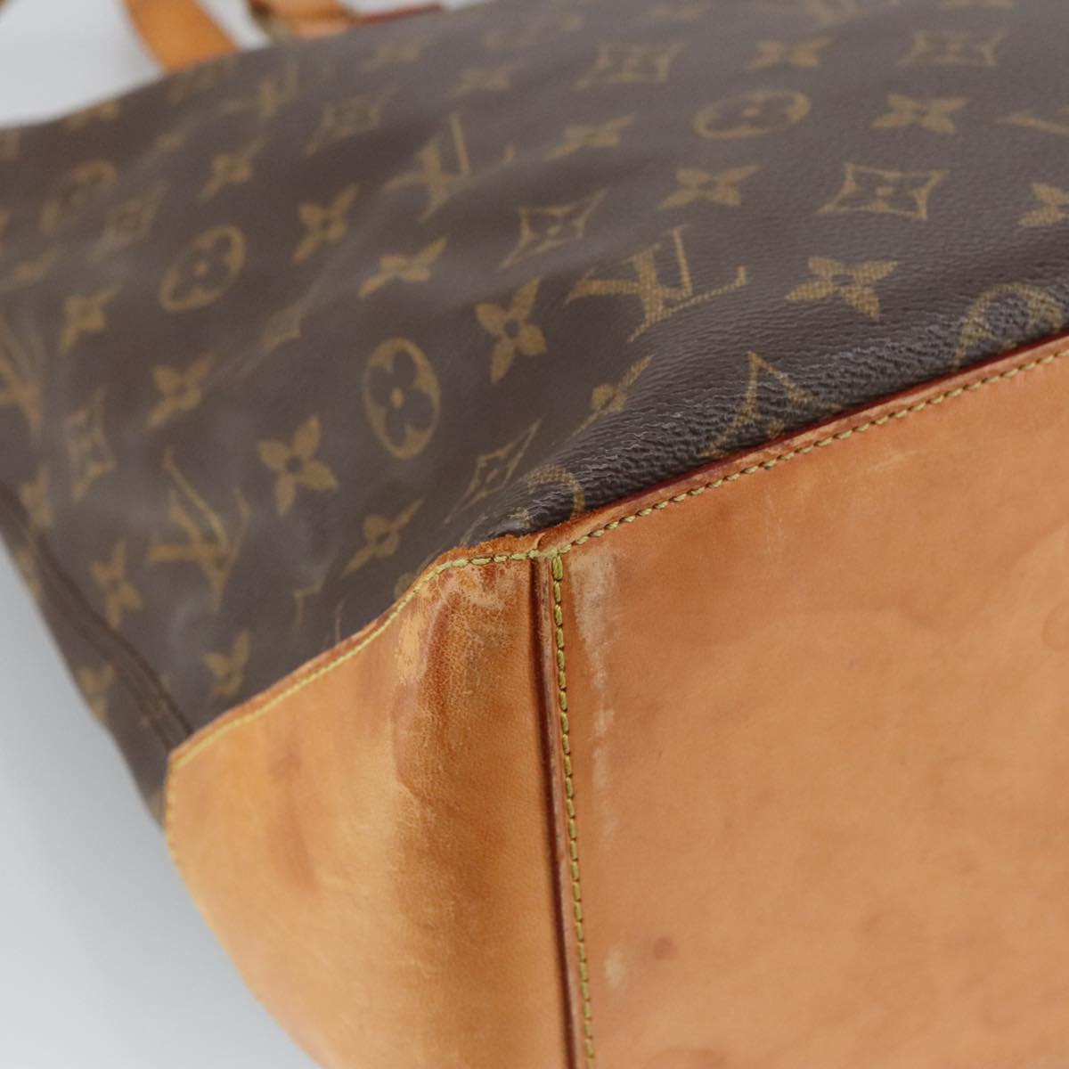 LOUIS VUITTON Monogram Cabas Mezzo Tote Bag M51151 LV Auth 105992