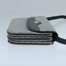 GUCCI Micro GG Supreme Shoulder Bag PVC Navy Gold Auth 106029-3