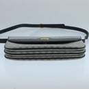 GUCCI Micro GG Supreme Shoulder Bag PVC Navy Gold Auth 106029-5