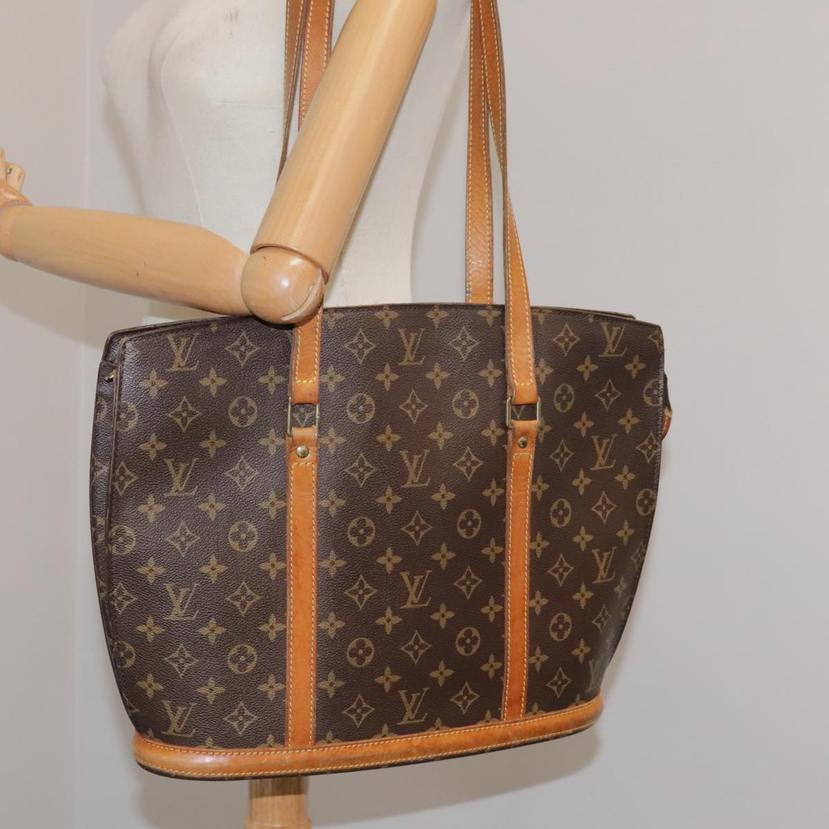 LOUIS VUITTON Monogram Babylone Tote Bag M51102 LV Auth 106042