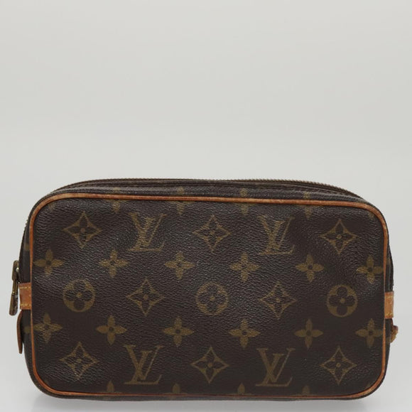 LOUIS VUITTON Monogram Clutch Bag 2Set LV Auth 106104