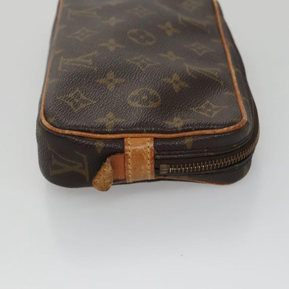 LOUIS VUITTON Monogram Clutch Bag 2Set LV Auth 106104
