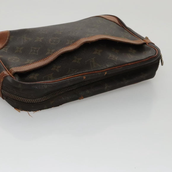 LOUIS VUITTON Monogram Clutch Bag 2Set LV Auth 106104