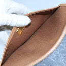 Christian Dior Honeycomb Canvas Shoulder Bag PVC Leather Black Auth 106108-20