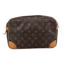 LOUIS VUITTON Monogram Compiegne 28 Clutch Bag M51845 LV Auth 106140-2