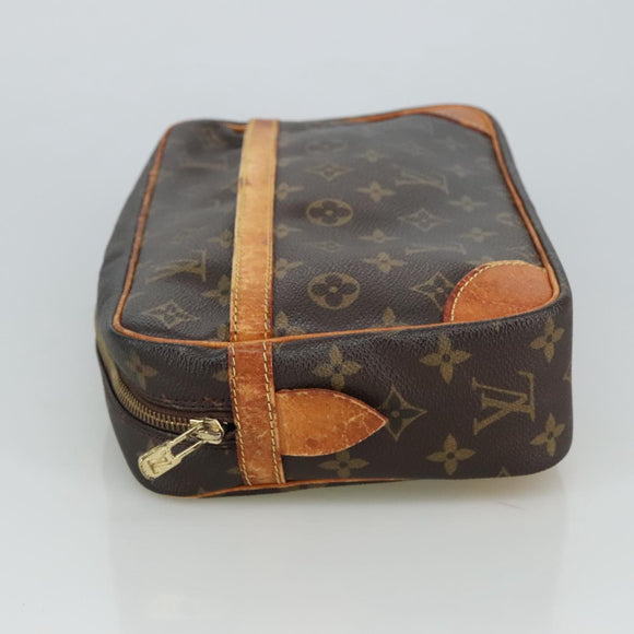 LOUIS VUITTON Monogram Compiegne 28 Clutch Bag M51845 LV Auth 106140