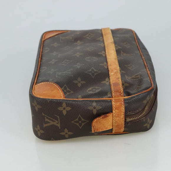 LOUIS VUITTON Monogram Compiegne 28 Clutch Bag M51845 LV Auth 106140
