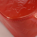 LOUIS VUITTON Vernis Bell FlowerGM Bag Rouge Grunadine M91729 LV Auth 106158V-17