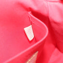 LOUIS VUITTON Vernis Bell FlowerGM Bag Rouge Grunadine M91729 LV Auth 106158V-11