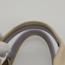 PRADA Boston Bag Nylon Purple Beige Silver Auth 106164-14