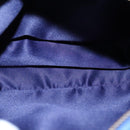 Salvatore Ferragamo Vala Chain Shoulder Bag Leather Blue Gold Auth 106166-11