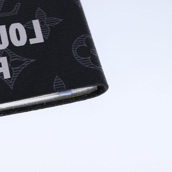 LOUIS VUITTON Monogram Eclipse Notebook Vivienne Black GI0285 LV Auth 106169