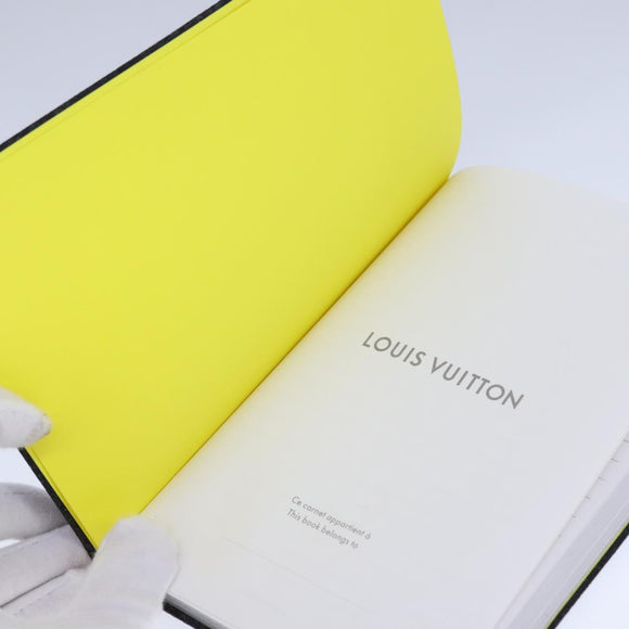 LOUIS VUITTON Monogram Eclipse Notebook Vivienne Black GI0285 LV Auth 106169