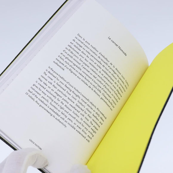 LOUIS VUITTON Monogram Eclipse Notebook Vivienne Black GI0285 LV Auth 106169