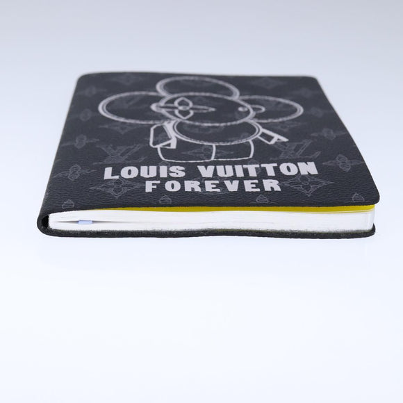 LOUIS VUITTON Monogram Eclipse Notebook Vivienne Black GI0285 LV Auth 106169