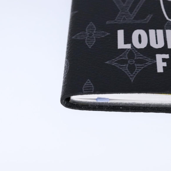 LOUIS VUITTON Monogram Eclipse Notebook Vivienne Black GI0285 LV Auth 106169